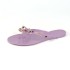 Beach beach shoes, rivet sandals, women's beach outer wear PVC jelly shoes, summer cross-border transparent anti slip cool slippers