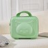 Cartoon candy colored suitcase for women, 14 inch portable makeup bag, cute, large capacity, mini, portable, mother and child box for students