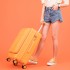 20 inch suitcase for women, student mother suitcase, business man, front opening travel suitcase, swivel wheel, trendy leather suitcase