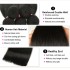 Straight hair bundles, straight hair extensions, European and American wigs, real human hair, natural black