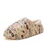 New autumn and winter styles of bags and cotton slippers for women, warm at home, plush couple shoes, trendy outerwear, fashionable cotton shoes for men, wholesale