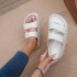 Summer New Cross border Wholesale Beach Roman Boken Women's Slippers Casual Waterproof Outerwear Adjustable Cool Slippers