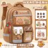 Kapibala backpack, large capacity, cute capybara backpack, primary school boy, grades 1-3-6, spine protection backpack, female