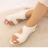 Amazon 2022 Summer New Legged Roman Sandals, European and American Trade Large Flat Sandals for Women in Stock