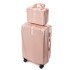 New luggage with aluminum frame, 20 inch retro style suitcase, universal wheel travel case, 24 female and male student password login case