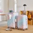 2024 Gradient Style Luggage Explosive Female High Beauty 24 inch Travel Trolley 20 inch Boarding Case Password Box