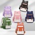 New children's and elementary school students' backpack with spine protection, large capacity, reduced load, waterproof backpack for boys and girls in grades one to six