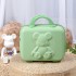 Violent Bear Graffiti Luggage Female 14 inch Small Makeup Box 2022 New Password Box Lightweight Mini Storage Box