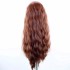 AliExpress New Product Hot selling European and American Wig Women's Synthetic Front Lace Headset Brown Wave Roll Wig