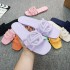 2024 European and American Cross border New Candy Color One Word Slippers Fashion Outerwear Women's Cool Slippers