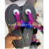 Summer new hardware buckle snake female avatar fashionable women's slippers European and American daily flat sandals slippers