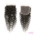 Transparent mesh full hand hook front lace real hair wig hair block 4 * 4 lace closure human hair