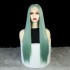 Wig, European and American fashion women's synthetic headband, mint green long hair, Amazon hot selling manufacturer wholesale