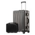 Luggage with high aesthetic value, aluminum frame, travel suitcase, durable and sturdy, large capacity, men's and women's 2022 new password box