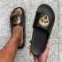 Cross border popular internet celebrity, trendy brand, internet celebrity, same style sandals for couples, summer women, outdoor and indoor, with a poop like feel