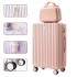 Versatile, fresh, gradient color luggage, Japanese style, high aesthetic value, simple suitcase, student password lock, travel suitcase