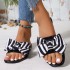 Summer new cool slippers women's flat heel camellia flip flops anti slip small fragrant flower jelly beach cool slippers wholesale