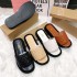 Independent Station Summer New Style Lingge PU Thick Bottom Women's Slippers European and American Daily Casual Outerwear Slippers