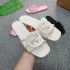 2024 European and American Cross border New Candy Color One Word Slippers Fashion Outerwear Women's Cool Slippers