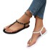 Summer wholesale Roman sandals, seaside Bohemian style sandals, women's fashionable casual flat sandals, can be worn outside