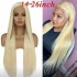 European and American Fashion Women's Wig Front Lace # 613 Long Hair 13 * 6 Large Lace Synthetic Half Mechanized Headset