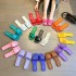 Cool slippers for women, 2024 summer new style, low heel, one line, fashionable women's slippers, belt buckle