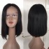 13x4frontal bob Lace closure wigs, front lace real hair wig, women's short hair set