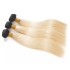 Real person hair 1b/613 straight wave T color hair curtain, women's special golden wig