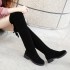 2022 Autumn/Winter New Women's Boots Suede Over Knee Long Tube Boots Low Heel Flat Bottom Cotton Warm Sleeve Women's Boots Wholesale