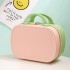 Color blocking portable suitcase, women's small makeup box, convenient 14 inch travel password box, lightweight mini storage bag