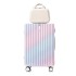 Versatile, fresh, gradient color luggage, Japanese style, high aesthetic value, simple suitcase, student password lock, travel suitcase