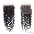 Transparent mesh full hand hook front lace real hair wig hair block 4 * 4 lace closure human hair