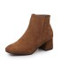 Large size foreign trade short boots for women, 2020 autumn and winter new item, Martin boots for women, Korean version, thick heeled short boots, medium heeled women's boots wholesale