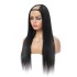 Human Hair U-Part Wig Straight Hair 150% Density Women's Wig Headset