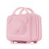 Handheld luggage, makeup box, small bag, 14 inch cute cartoon 3D bear password box, lightweight mini storage box for women