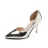 High heels, single shoes, women's 2024 summer new item, slim heel, sexy side empty banquet ladies shoes, work shoes