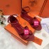 H Home's new dopamine color scheme simple and fashionable slippers, the same versatile flat sandals as European and American internet celebrities, Sandals