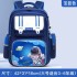 New cartoon backpack for elementary school students, large capacity, lightweight backpack for first and sixth grade, children's spine protection and weight reduction backpack