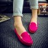 Korean version of women's 2021 spring and autumn shallow mouth bean shoes flat single order shoes women's one foot women's shoes lazy shoes large size foreign trade shoes