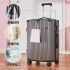 2023 New Explosive Luggage Cute Girl Travel Luggage College Student Universal Wheel Multi functional Trolley Case 24