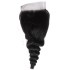 T-shaped lace mechanism hair block 4 * 4 small T hair block real hair wig hand woven distribution block natural color can be perm dyed