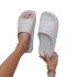 Height increasing and thick soled slippers for women's summer fashion, with arch support and a single line of slippers. Soft sole with a poop like feel. Coconut slippers