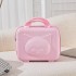 Cartoon candy colored suitcase for women, 14 inch portable makeup bag, cute, large capacity, mini, portable, mother and child box for students