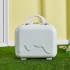 Ice cream bubble suitcase for women, 14 inch small fresh student suitcase, lightweight mini souvenir storage and makeup case