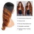 Body wave human hair wigs, wine red real hair wig factory for lace headpieces before foreign trade