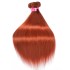 350 # Orange color Straight human hair bundles