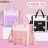 Elementary school student handbag, one shoulder crossbody, junior high school student tutoring bag, lightweight, large capacity, waterproof, ultra light, children's learning bag