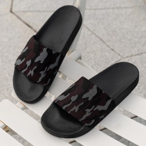 Cross border popular internet celebrity trendy brand games, internet celebrity cool slippers for couples, summer leopard pattern outdoor indoor sandals with a poop like feel