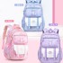 Kulomi Reduced Burden Back Protection Backpack for Girls, Large Capacity Waterproof Backpack, New Backpack for Grades 13 to 6