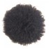 Afro Kinky Curly real wig for Puff Clip Chignon Bun Hairpiece